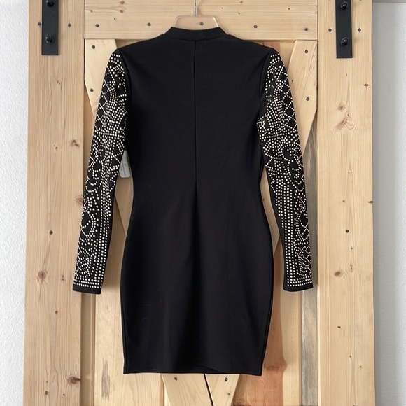 Black Studded Windsor Dress - Picture 2 of 3